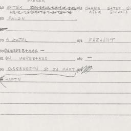 Eastern questionnaire, answ...
