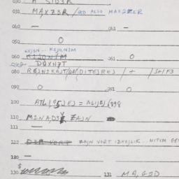 Eastern questionnaire, answ...