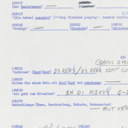 Western questionnaire, answ...