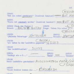 Western questionnaire, answ...