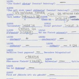 Western questionnaire, answ...