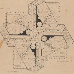 Balcony level floor plan fo...