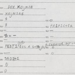 Eastern questionnaire, answ...