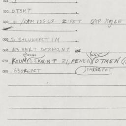 Eastern questionnaire, answ...