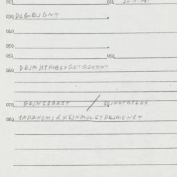 Eastern questionnaire, answ...
