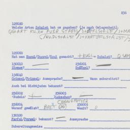 Western questionnaire, answ...