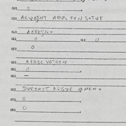 Eastern questionnaire, answ...