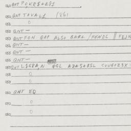 Eastern questionnaire, answ...