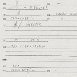Eastern questionnaire, answ...