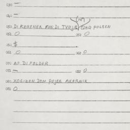 Eastern questionnaire, answ...