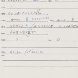 Eastern questionnaire, answ...