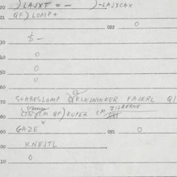 Eastern questionnaire, answ...