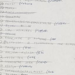 Eastern questionnaire, answ...