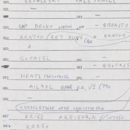 Eastern questionnaire, answ...