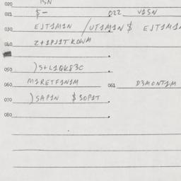 Eastern questionnaire, answ...