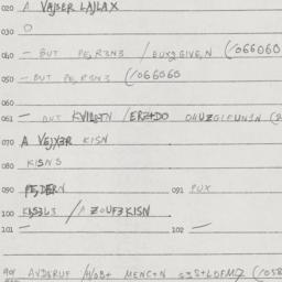 Eastern questionnaire, answ...
