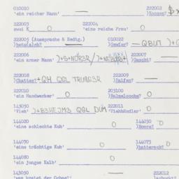 Western questionnaire, answ...