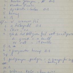 Eastern questionnaire, blue...