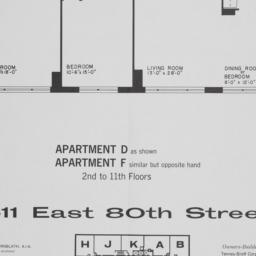 511 E. 80 Street, D-f: 2-11