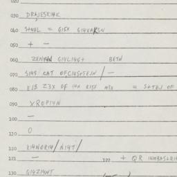 Eastern questionnaire, answ...
