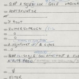 Eastern questionnaire, answ...