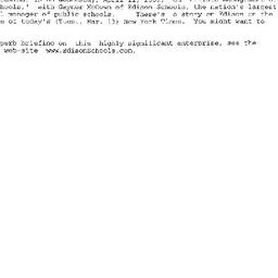 Announcements, 2001-04-11. ...