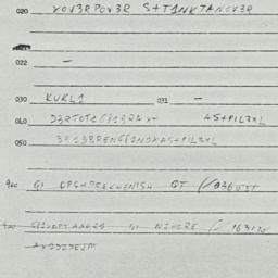 Eastern questionnaire, answ...