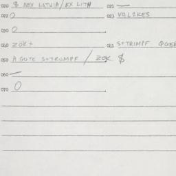 Eastern questionnaire, answ...