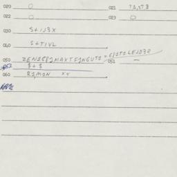 Eastern questionnaire, answ...
