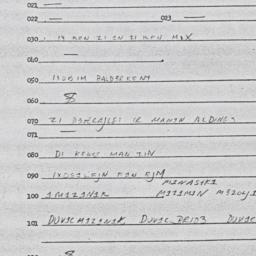 Eastern questionnaire, answ...