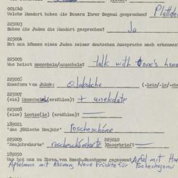 Western questionnaire, answ...