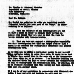 Letter from Rowena S. Hadse...