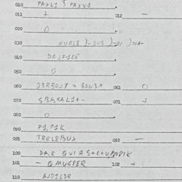 Eastern questionnaire, answ...