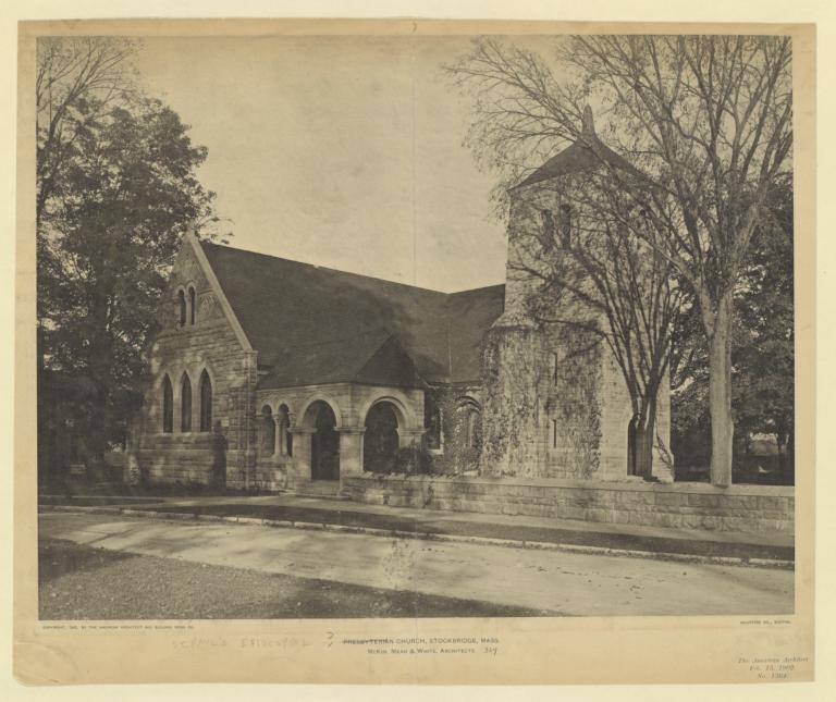 Presbyterian [St. Paul's Episcopal] Church, Stockbridge, Mass. McKim, Mead & White, Architects