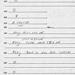 Eastern questionnaire, answ...