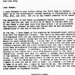 Letter from Louis Wirth to ...