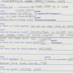 Western questionnaire, answ...