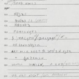 Eastern questionnaire, answ...