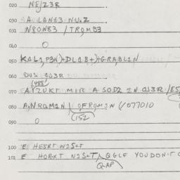 Eastern questionnaire, answ...