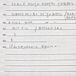 Eastern questionnaire, answ...