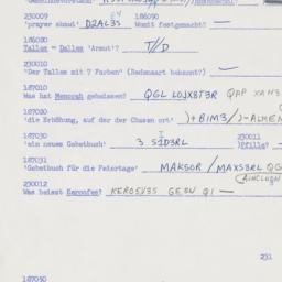 Western questionnaire, answ...