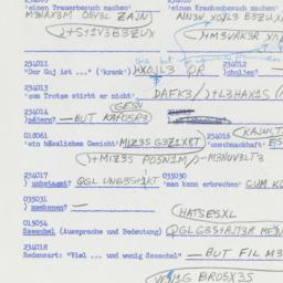 Western questionnaire, answ...