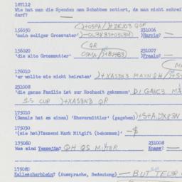Western questionnaire, answ...