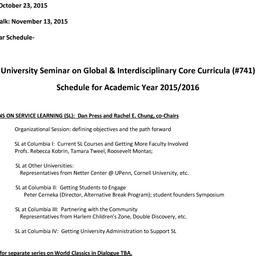 Minutes, 2015-10-23. Global...