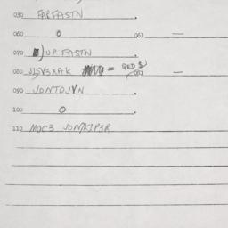 Eastern questionnaire, answ...