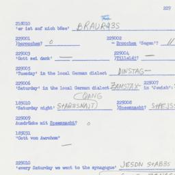 Western questionnaire, answ...