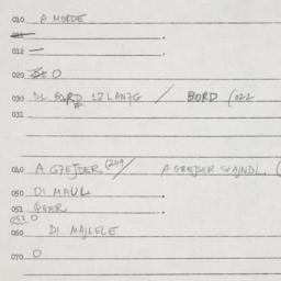 Eastern questionnaire, answ...