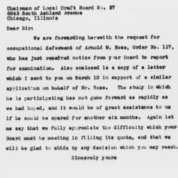 Letter from Charles Dollard...