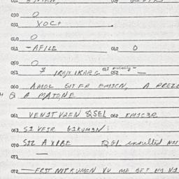 Eastern questionnaire, answ...