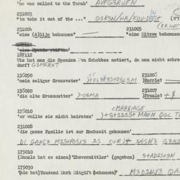 Western questionnaire, answ...